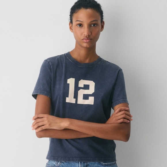 Aritzia Tops - Artizia Tna Soft Feels™ All-Time T-Shirt in Navy sz. S